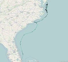 Hanging out near Virginia coastline